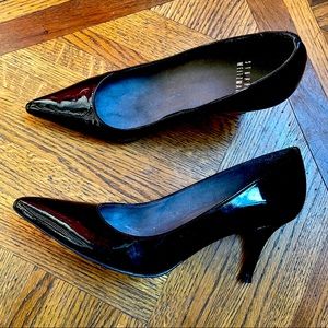 Stuart Weitzman Black Patent Pointed Heels